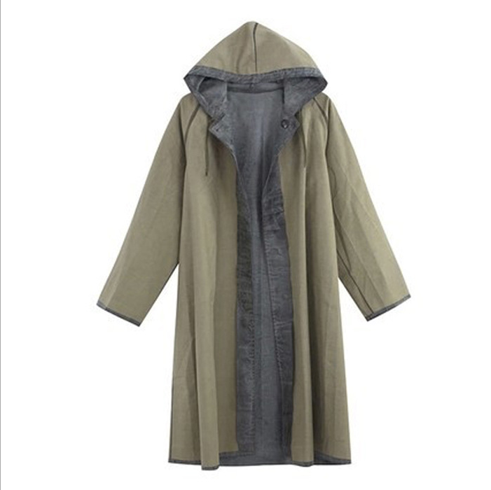 Men's Flood and Pau Pau Single Canvas Rain Cape old raincoat Wear Resistant to work Adult Flood 2021 Agricultural