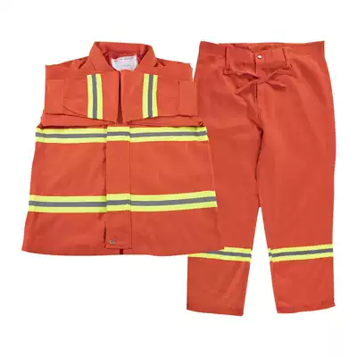 Bojun fire suit suit 97 type fire retardant fabric firefighter battle suit fire fighting suit fire fighting F02 training suit 5 sets