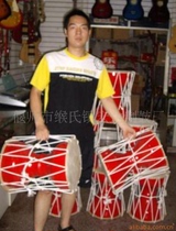 Korean long drum adult dance accompaniment performance Road drum thin waist drum round drum cowhide drum Korean performance