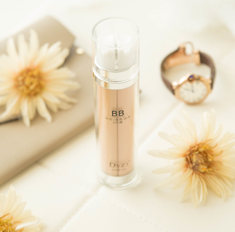 Bộ đếm màu sắc chính hãng cushion BB cream double tube đôi màu cc cream dưỡng ẩm che khuyết điểm cc stick mỹ phẩm full set kem bb the face shop