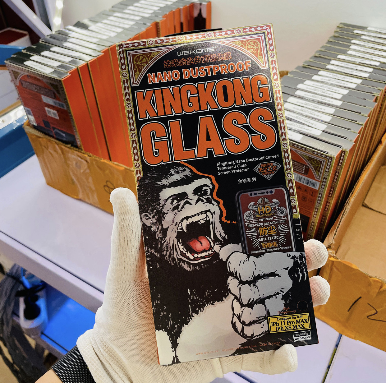 WK Steel Membrane Fast Hand Feng Zhaorecommend 3D Nanometer anti-dust film anti-sweat gorilla is suitable for Apple 1312