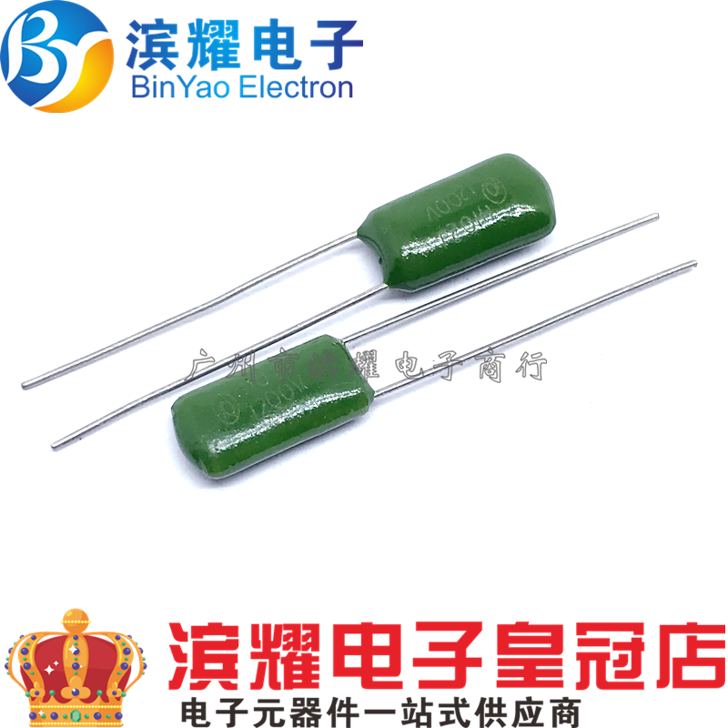 CL11 Polyester Capacitance 1200V102J 1NF= 1000pF 3A102J 5% Error Foot Pitch 5MM Hold
