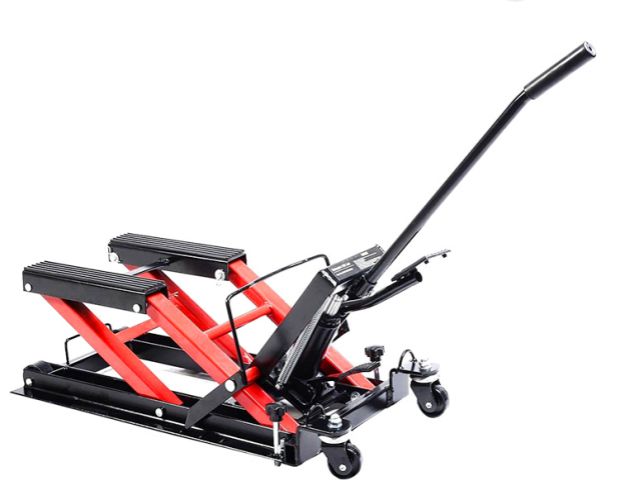 Đầu máy xe máy hạng nặng đặc biệt nâng xe nâng thủy lực nâng khung nâng công cụ sửa chữa jack tua vít điện
