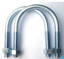 M16M20 bold heavy-duty galvanized U-shaped bolt U-shaped screw U-shaped buckle U-shaped pipe clamp fixed pipe clamp hoop