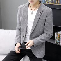 Suit men Korean version handsome slim small suit men 2019 new spring and autumn thin casual single West male jacket