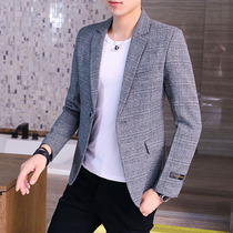 Autumn new mens casual suit mens youth trend handsome slim small suit mens jacket casual top men