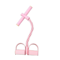 Pinjian Xiaoyan Flying Pedal Puller Home Fitness Sit-ups Womens Open Shoulders Slender Waist Weight Loss Yoga Tension Rope