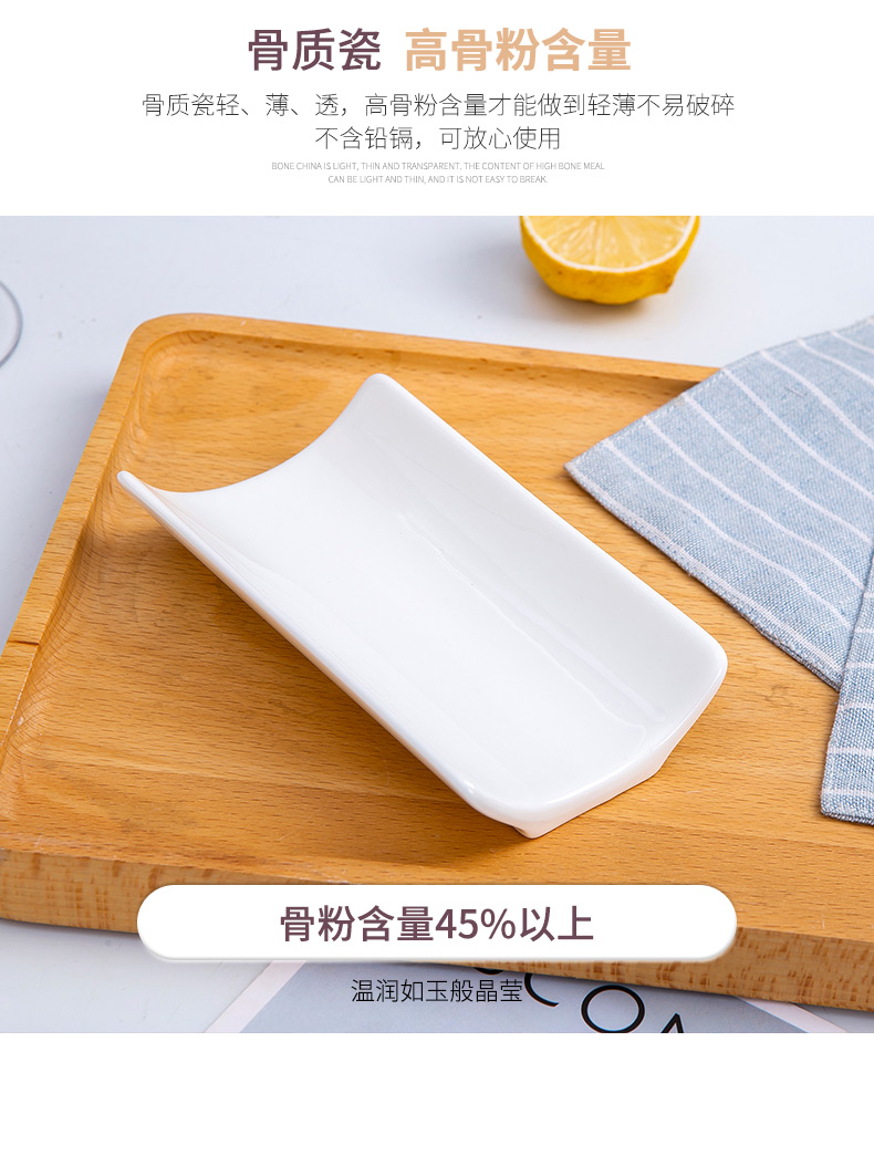 Jingdezhen ceramic creative ipads porcelain tableware rectangle hotel towel up phnom penh dish restaurant wet wipes dish towel butterfly