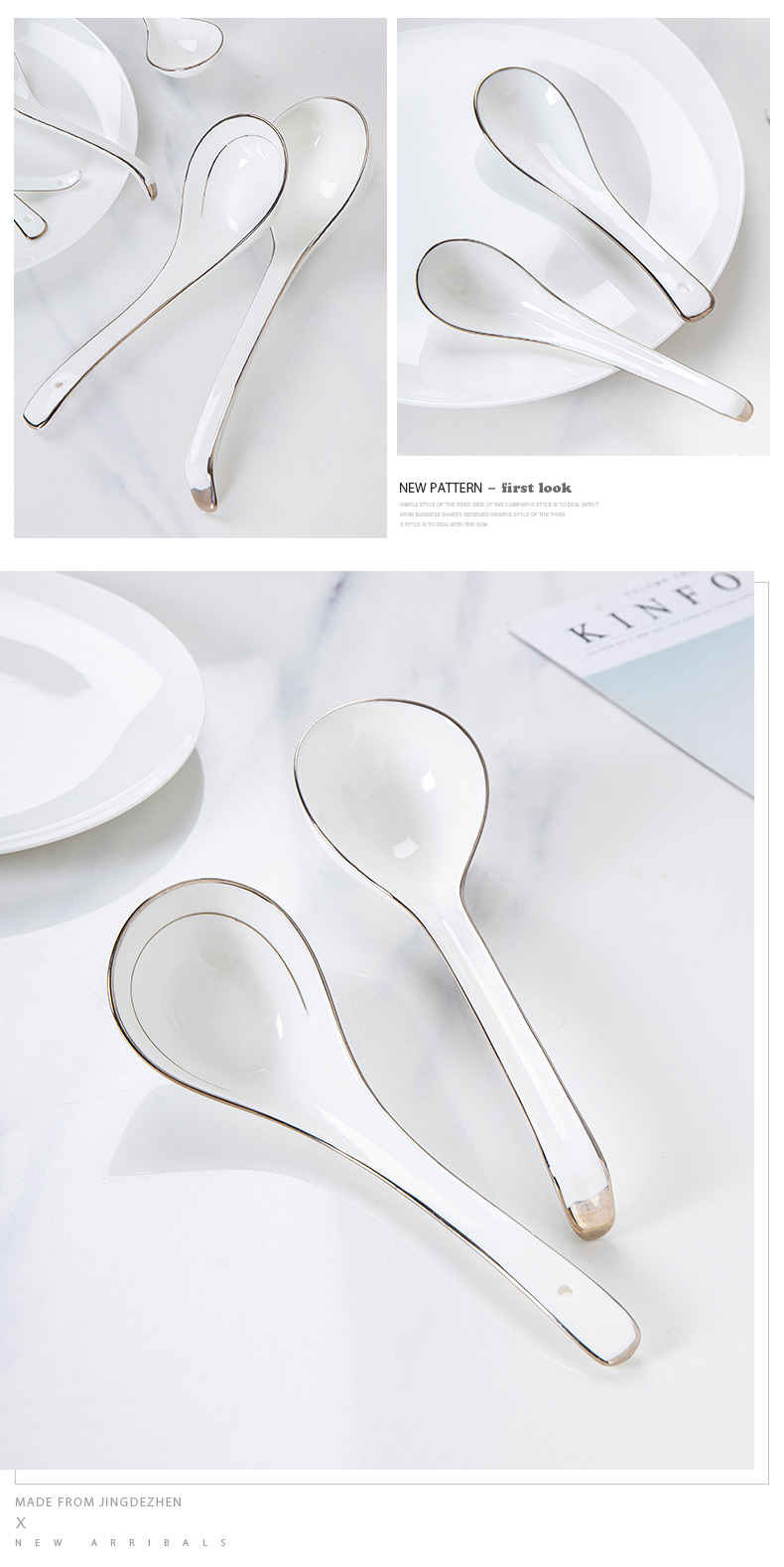 Ipads porcelain spoon Nordic home ideas dear little spoon ceramic white ipads China up phnom penh small spoon, spoon, ladle the soup