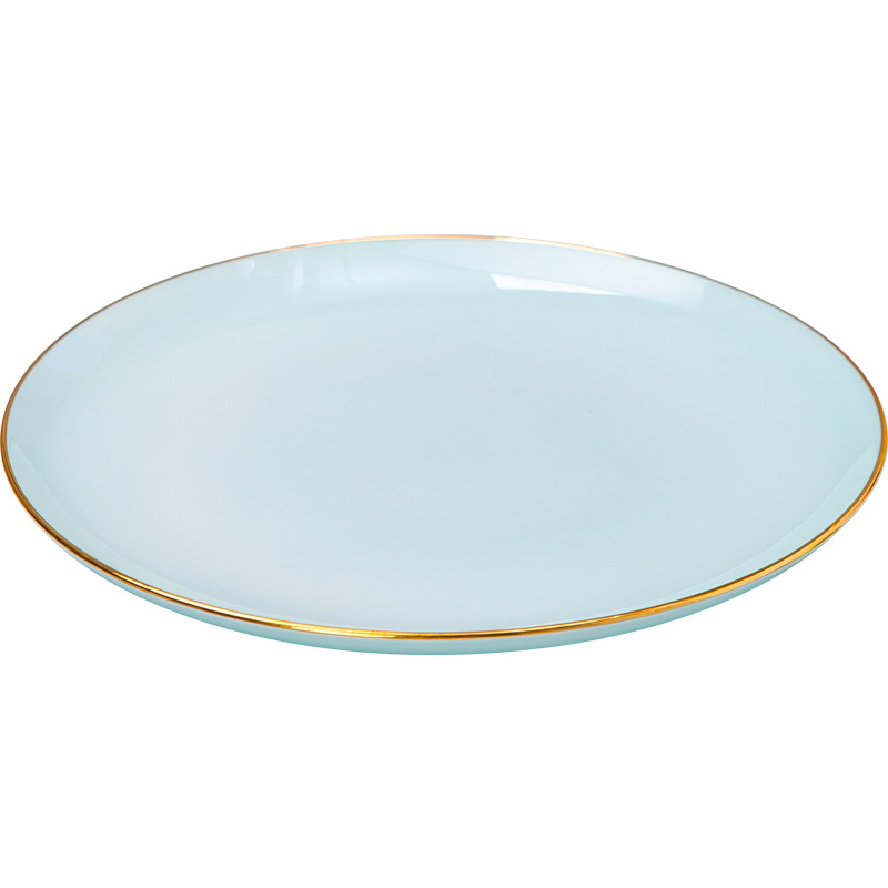 Up Phnom penh celadon dish home breakfast dish ipads porcelain 8 inches 0 shallow dish food dish plate ceramic tableware