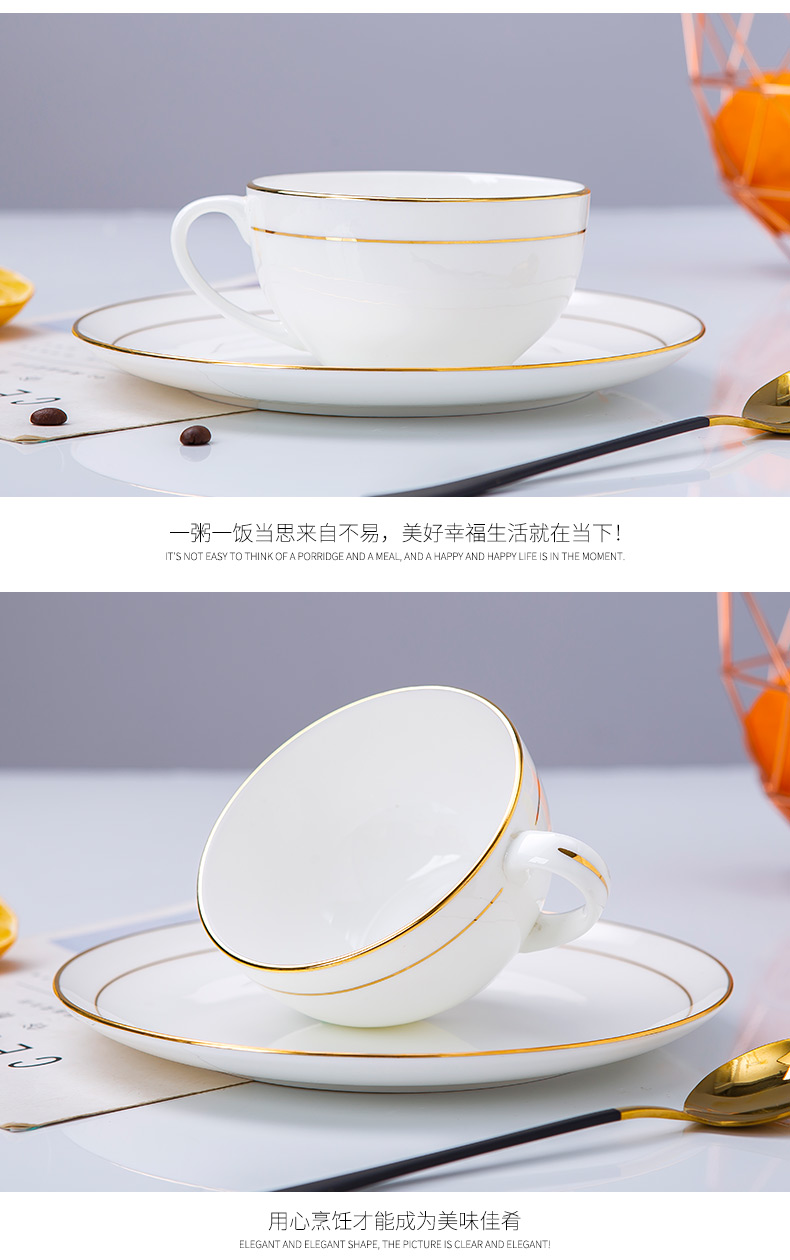 Milk cup jingdezhen pure white see ipads porcelain coffee cup early small pure and fresh and ceramic tea oatmeal for breakfast