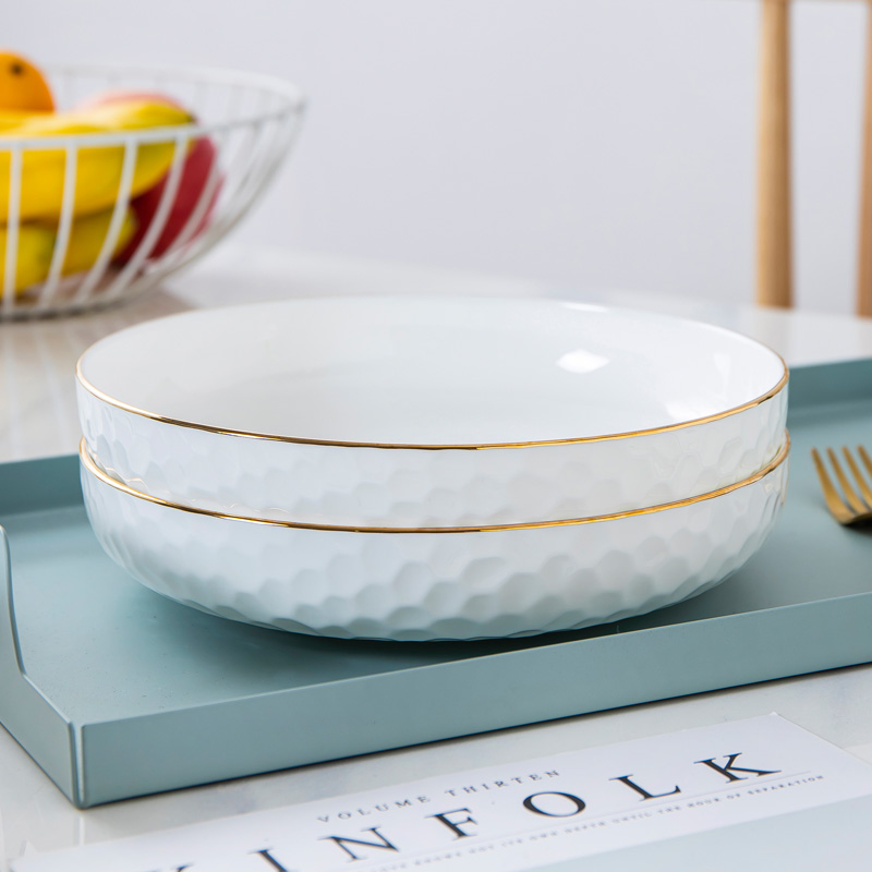 Up Phnom penh ipads porcelain dishes son home deep dish creative ceramic disc web celebrity tableware disc dumplings plate cold dish dish soup plate
