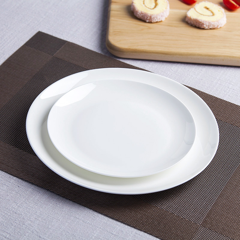 Western food plate jingdezhen porcelain tableware suit west ipads plate flat ceramic plate dish plate household big small dish steak plate