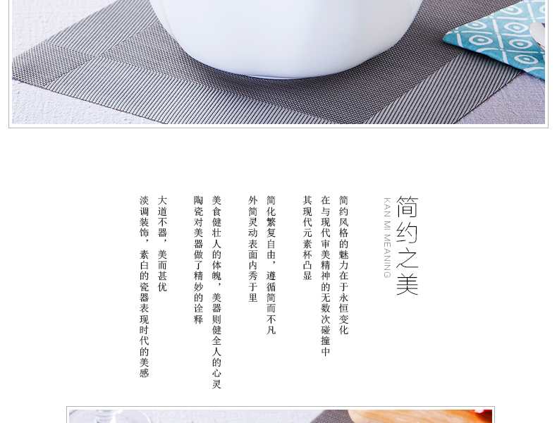 Jingdezhen porcelain tableware of pure ipads ceramic bowl of fruit salad bowl western - style form lotus bowl