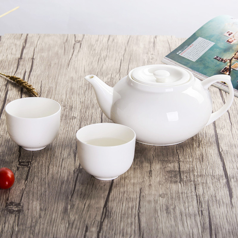 Make tea is rhyme of jingdezhen ceramic teapot large household hotel tea sets cool water pure white ipads porcelain teapot