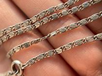 (Sold for sharing) European antique 835 silver necklace no returns or exchanges unless there is a quality problem