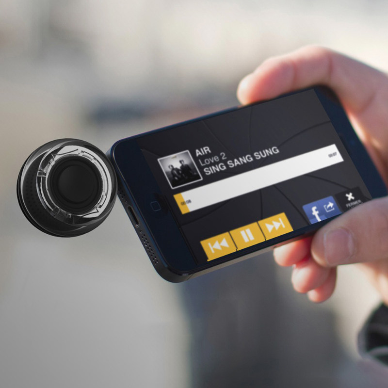 Leadsound leader F10 mobile phone speaker straight plug universal outdoor heavy bass mini amplifier