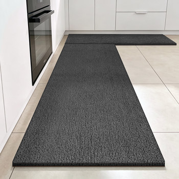 Kitchen floor mats are oil-proof, waterproof and non-slip mats, household carpets are anti-fouling and easy to clean, water-absorbent, wear-resistant and dirt-resistant foot mats.