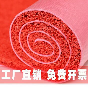 Thickened silk circle floor mats for home entrance and anti-slip floor mats