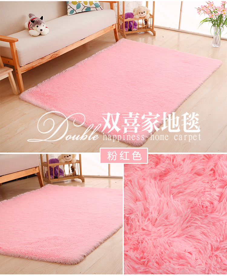 Phòng khách nhà thảm lụa phòng ngủ cạnh giường sofa hình chữ nhật có thể được tùy chỉnh phòng đầy đủ thảm thảm nỉ