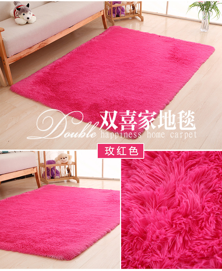 Phòng khách nhà thảm lụa phòng ngủ cạnh giường sofa hình chữ nhật có thể được tùy chỉnh phòng đầy đủ thảm thảm nỉ