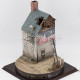 Brick and Concrete Single-Family House Building Assembly Model Sand Table Scene Production Material Display Base Platform 1:35