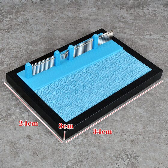 European Street Road Assembly Model Making Sand Table Materials Scene Platform Display Base 1/35