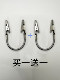 Product Promotion Double-Headed Metal Label Holder, Dessert Shop Pop Advertisement Clip, Silver Note Clip, Bendable Price Tag Clip