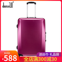 Danxilu trolley box Men and women universal wheel 24-inch aluminum frame suitcase Silent wheel suitcase 20-inch password box