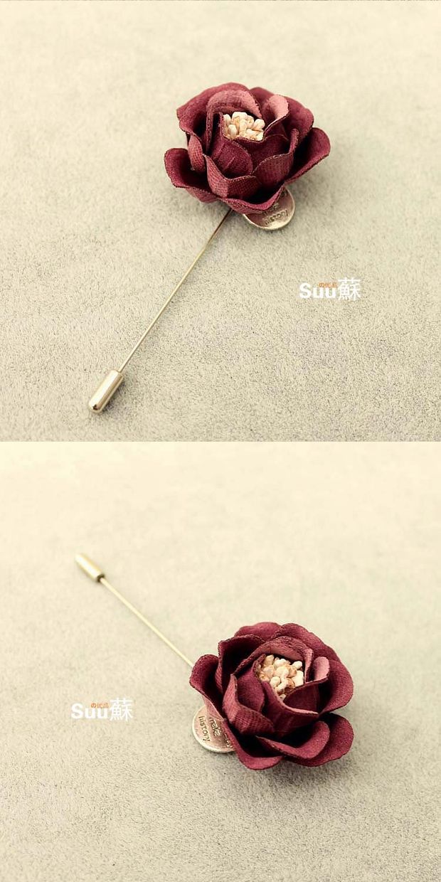 Christmas Lady Corsage Winter Pin Day Korea Coat Woolen Hoa Trâm Trâu vô tư huy hiệu đảng cài áo