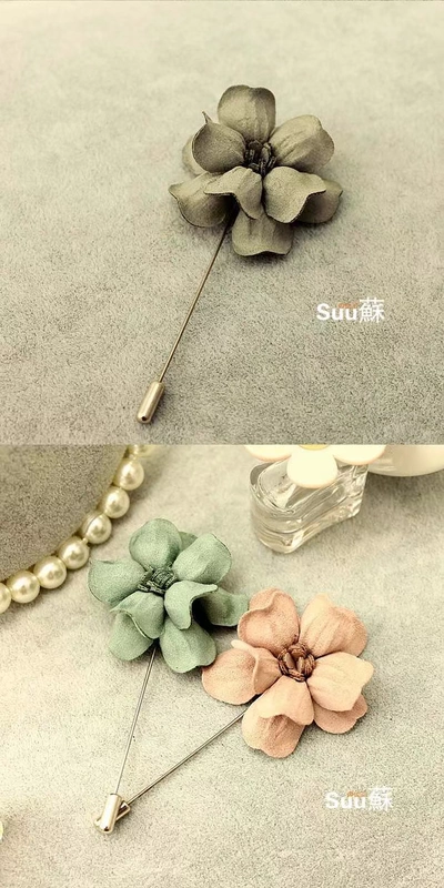 Elegant Trâm Corsage Áo khoác đặc biệt Trang sức ngọt ngào Loli Nữ Phụ kiện Fine Đơn giản Hoa ghim huy hiệu cài áo