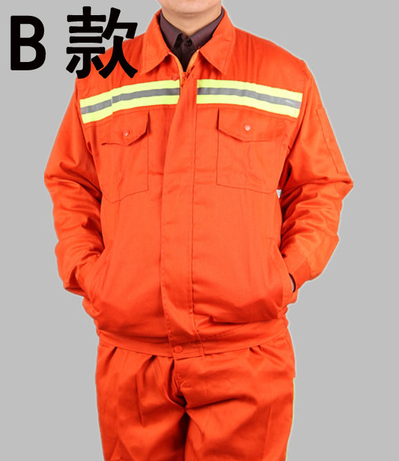 Worksuit phù hợp với nam giới trạm xăng tay áo thắt lưng dài mỏ dầu phản vệ sinh dải quần áo cháy quần áo quần áo kỹ thuật bảo trì đường bộ