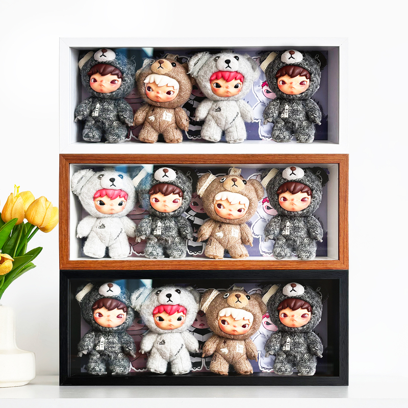 Ono Highway Log Blind Box Storage Box Plush Figure Display Box Glass Pull-Out Hollow 7-Photo Frame Bubble Ball Ono Highway Log Blind Box Storage Box Plush Figure Display Box Glass Pull-Out Hollow 7-Photo Frame Bubble Ball