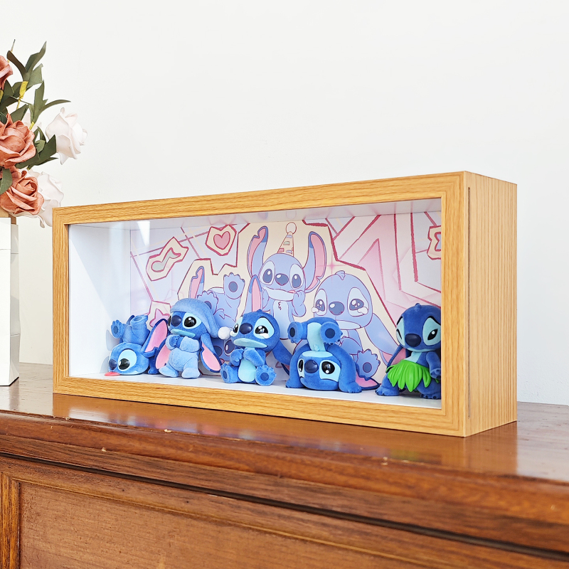 Disney Stitch Little Emotions Series Blind Box Storage Box Figurine Display Stand Glass Frame Pull-Out Bubble Set Disney Stitch Little Emotions Series Blind Box Storage Box Figurine Display Stand Glass Frame Pull-Out Bubble Set