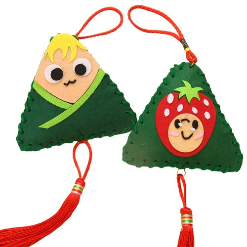 Флисовое украшение на сумку ручной работы для детского сада, детский набор материалов, «сделай сам»