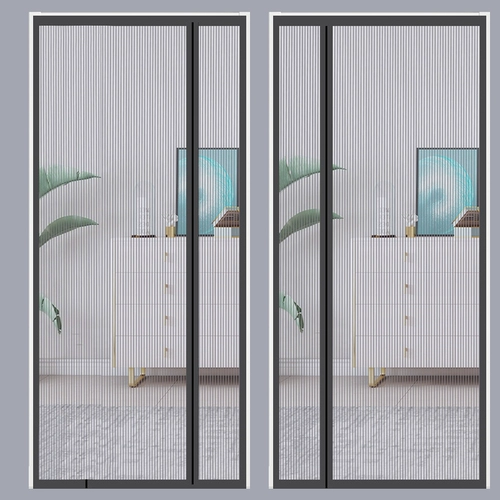 Боковое открытие 𫔭 Противомоскитная дверная штора на магнитной липучке, летняя домашняя перегородка, дверная перегородка, оконная, без ударов, магнитное всасывание, новый стиль 2025 года
