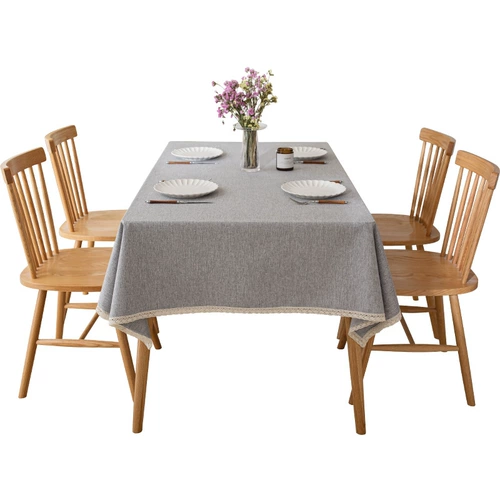 Водонепроницаемая одноразовая прямоугольная ткань, из хлопка и льна, изысканный стиль