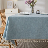 Хлопковое синий (подвесной край)