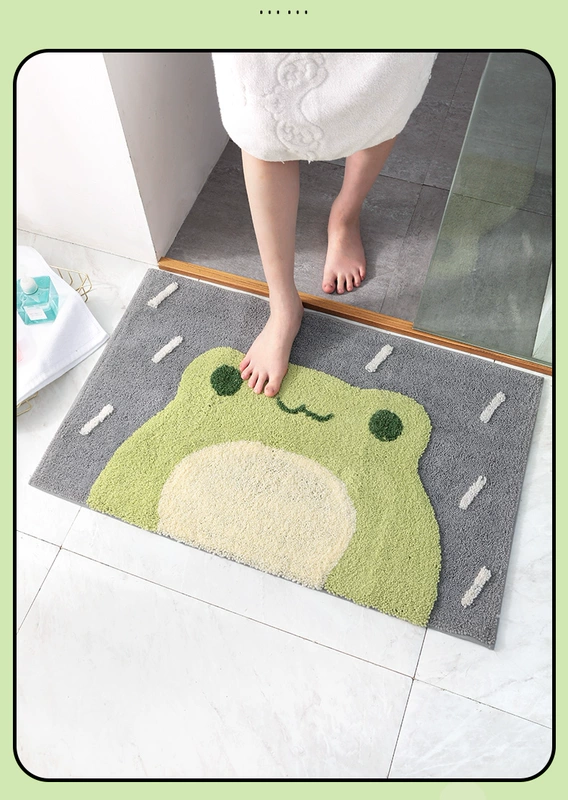 Mat sàn nhà phòng ngủ thảm cửa mat vào nhà vệ sinh cửa phòng tắm chống trượt mat cửa nhà vệ sinh hấp thụ thảm - Thảm sàn