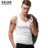 Удерживающий тепло демисезонный флисовый спортивный хлопковый жилет без рукавов, облегающий крой, в обтяжку