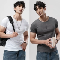 Белый + темно -серый 【T2501 модернизированный хлопок Combed】