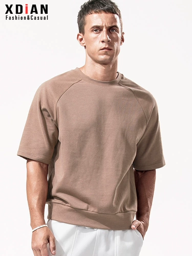 Белая футболка с коротким рукавом для отдыха, базовая приятная телу толстовка, оверсайз