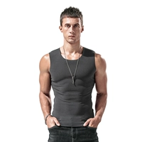 Круглая шея глубоко серая