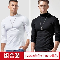 T2008 белый обычный + T1810 черный толстый срез