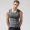 Tiếp tục rộng vai vest nam tự trồng bông thanh niên thể thao thoáng khí tập thể dục tight-fitting không tay T-Shirt triều mùa hè thương hiệu