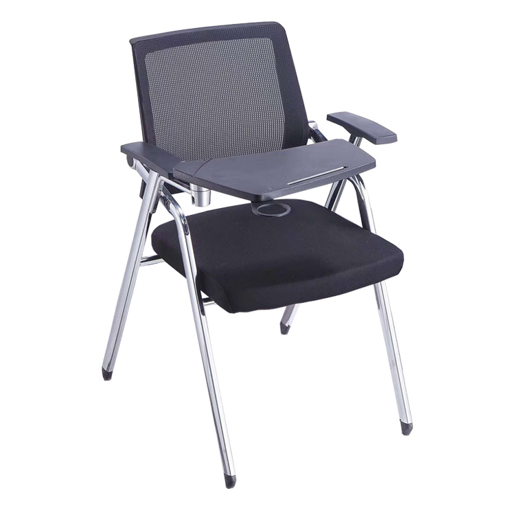 Meeting room Training chair table and chairs integrated folding with writing plate table plate wheel mobile office chair Press chair
