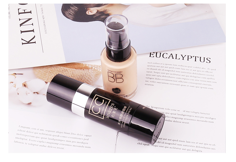 Kem che khuyết điểm BB kem dưỡng ẩm lâu trôi cho sinh viên với CC stick dạng lỏng nền trang điểm màu nude làm sáng tông màu da cushion đơn giản nam nữ white cc cream