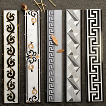 Gilded crystallite stone waveguide wire waist line skirting foot line Skirting Line 800x150 Floor Tile tile Walling sideline