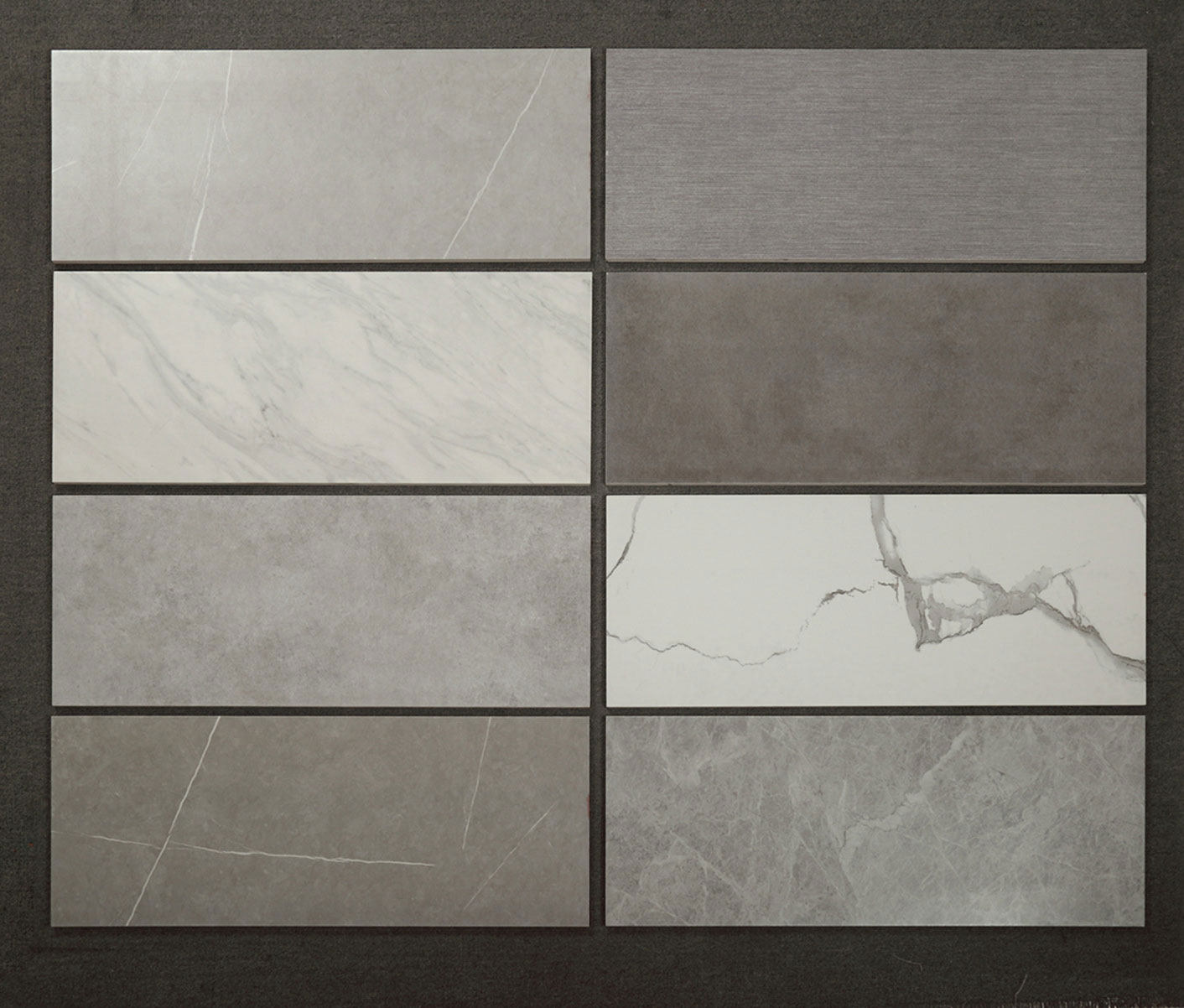 Nordic soft gray marble wall tile 300x800 living room floor tile background wall tile Balcony anti-slip brick tile