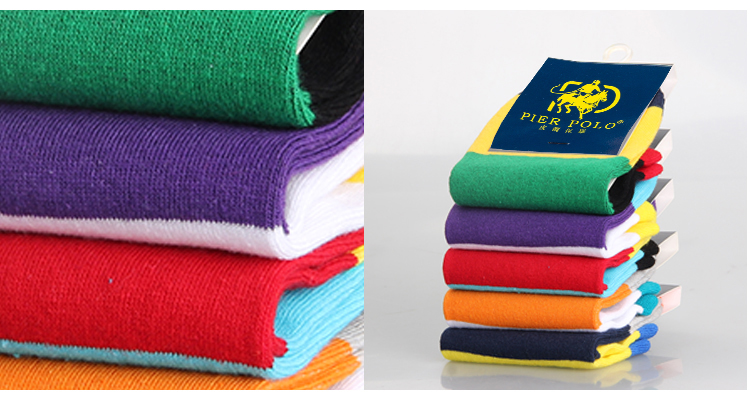 Pierre Paul Polo vớ nam vớ mùa hè mỏng phần khử mùi cotton vớ màu thấp để giúp vớ cotton thể thao thủy triều - Vớ bông tất bông